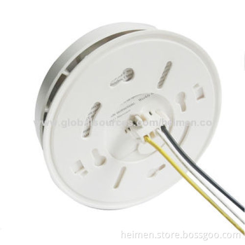Wired Interconnected Photoelectric Heat and Smoke Alarm with 9V Backup BatteryNew